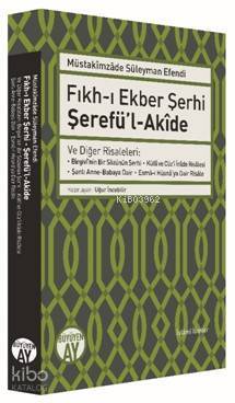 Fıkh-ı Ekber Şerhi Şerefül-Akîde - 1