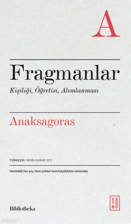 FragmanlarKişiliği, Öğretisi, Alımlanması - 1