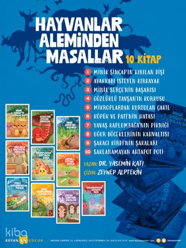 Hayvanlar Aleminden Masallar Seti 10 Kitap - 1
