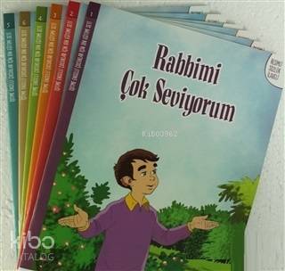 İşitme Engelli Çocuklar İçin Din Eğitim Seti 6 Kitap Resimli Sözlük İlaveli - 1