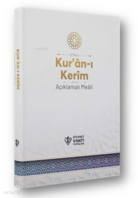 Kuran-ı Kerim Açıklamalı Meali - Orta Boy - Beyaz Kapak - 1