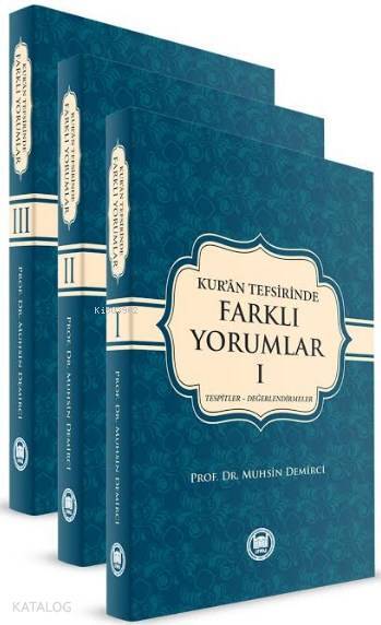 Kuran Tefsirinde Farklı Yorumlar (3 Cilt Takım) - 1