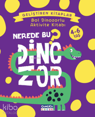 Nerede Bu Dinozor? Bol Dinozorlu Aktivite Kitabı - 1