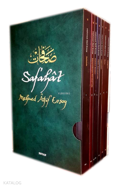 Safahat ( 7 Kitap - Kutulu )Osmanlıca, Latinize ve Günümüz Türkçesi - 1